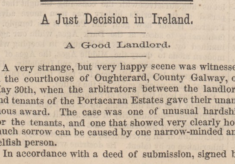 A Just Decision in Ireland - A Good Landlord