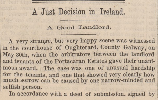A Just Decision in Ireland - A Good Landlord | K. Benzi
