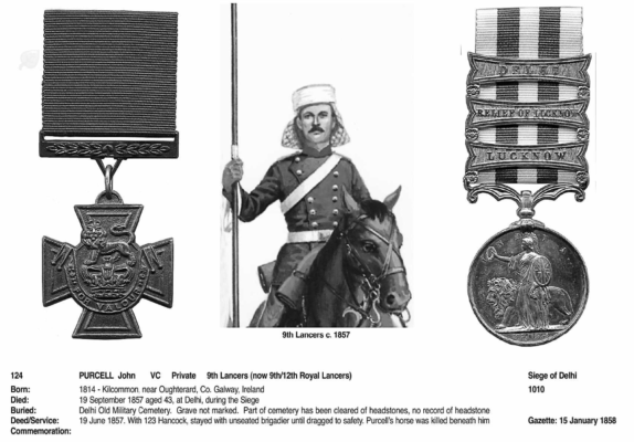 Private John Purcell VC 9th (The Queens’ Royal) Lancers