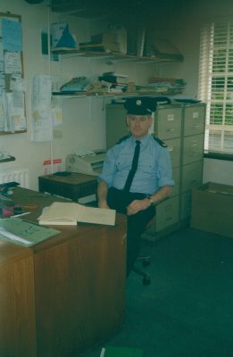 Sgt Joe Boyce in Oughterard Garda Station