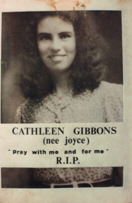 Cathleen Gibbons (nee Joyce)