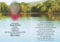Delia Butler, Curraghduff & Cregg Close