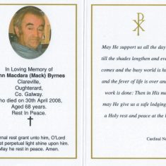 Memorial Cards