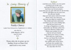 Paddy Clancy, Portacarron