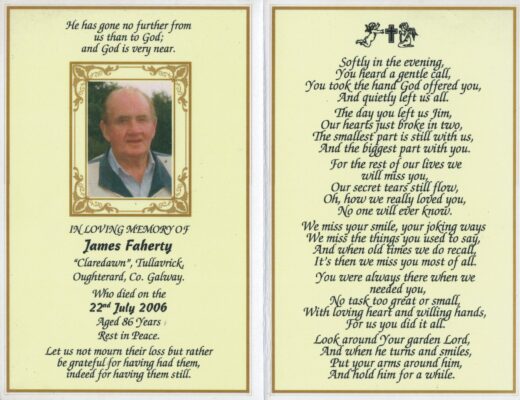 James Faherty, Tullavrick