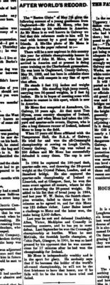 John M Mons Galway Express Article 1907