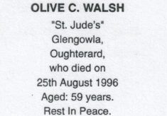 Olive Walsh, Glengowla