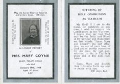 Mary Coyne, Leam