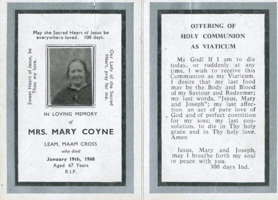 Mary Coyne, Leam