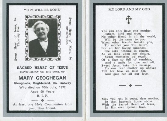 Mary Geoghegan, Glengowla
