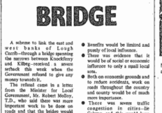 Grant is refused for Corrib bridge 1971