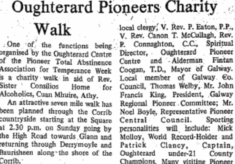 Oughterard Pioneers Charity Wall 1974