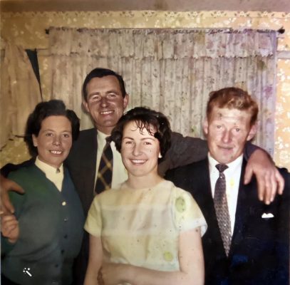 Margaret Burke-Kelly, her husband Jim, Jim's niece Nancy and Mattie Mons