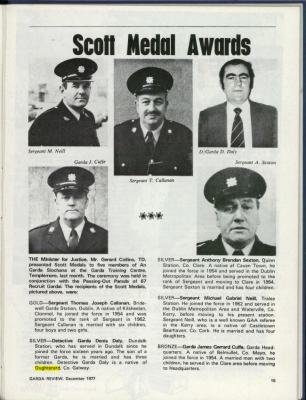 Garda Review December 1977 | Garda Museum