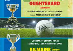 Connacht Intermediate Final Programme Oughterard (Galway) v The Neale (Mayo)