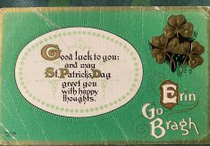 Selection of St Patrick's Day Cards and postcards from Ireland