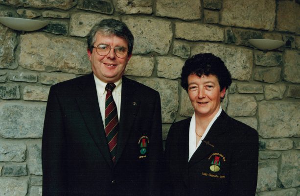 Michael Lee & Maíre Ní Mhaílle Oughterard Golf Club Captains 1999
