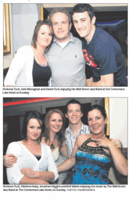 Wall St Jazz Band | Irish Newspaper Clippings | Oughterard Heritage