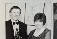 Mick Molloy with Louisa at the Galway Sports Awards 1999