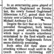 Oughterard First Win 