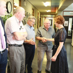 MinisterHildegardeNaughtonvisittoScoilChuimín&CaitríonaOughterard25.06.2026_18 Oughterard Schoolchildren Bring Local Heritage to Life Through New Trail and Podcast Project