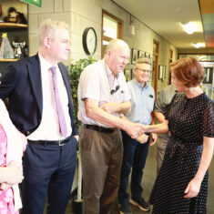 MinisterHildegardeNaughtonvisittoScoilChuimín&CaitríonaOughterard25.06.2026_20 Oughterard Schoolchildren Bring Local Heritage to Life Through New Trail and Podcast Project