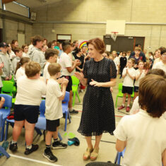 MinisterHildegardeNaughtonvisittoScoilChuimín&CaitríonaOughterard25.06.2026_22 Oughterard Schoolchildren Bring Local Heritage to Life Through New Trail and Podcast Project
