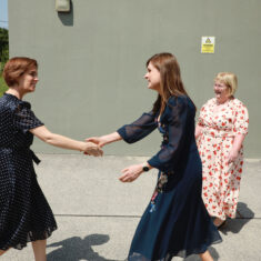MinisterHildegardeNaughtonvisittoScoilChuimín&CaitríonaOughterard25.06.2026_3 Oughterard Schoolchildren Bring Local Heritage to Life Through New Trail and Podcast Project