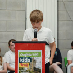 MinisterHildegardeNaughtonvisittoScoilChuimín&CaitríonaOughterard25.06.2026_53 Oughterard Schoolchildren Bring Local Heritage to Life Through New Trail and Podcast Project