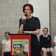 MinisterHildegardeNaughtonvisittoScoilChuimín&CaitríonaOughterard25.06.2026_63 Oughterard Schoolchildren Bring Local Heritage to Life Through New Trail and Podcast Project