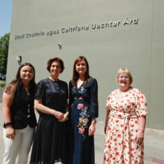 MinisterHildegardeNaughtonvisittoScoilChuimín&CaitríonaOughterard25.06.2026_9 Oughterard Schoolchildren Bring Local Heritage to Life Through New Trail and Podcast Project
