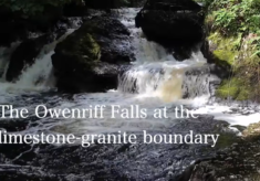 The Owenriff Falls at the limestone-granite boundary
