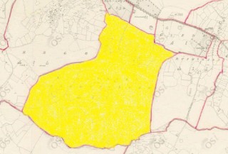 Townland of Billymore highlighted in yellow