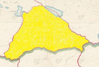 Townland of Bunnagippaun highlighted in yellow