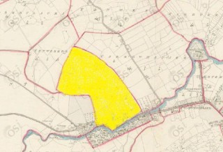 Townland of Clare highlighted in yellow
