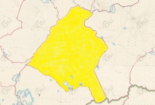 Townland of Derradda highlighted in yellow