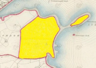 Townland of Drumminakill highlighted in yellow