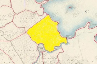 Townland of Eighterard highlighted in yellow