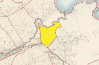 Townland of Fough East highlighted in yellow