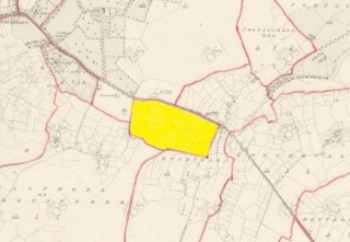 Townland of Glebe highlighted in yellow