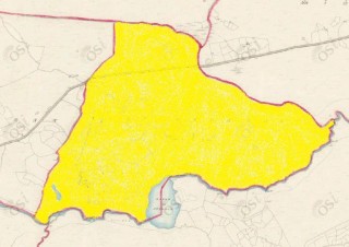 Townland of Glengowla East highlighted in yellow
