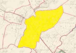 Townland of Gortrevagh highlighted in yellow