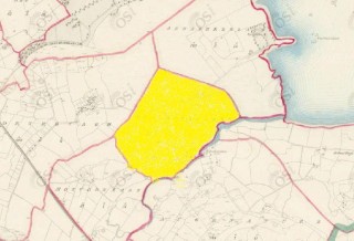 Townland of Knockillaree highlighted in yellow