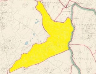 Townland of Magherabeg highlighted in yellow
