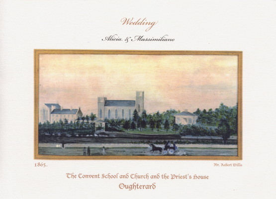 Watercolour of Convent by Dr. Robert Willis-Wellpark 1865