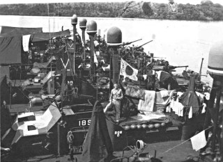During World War II, American PT boats engaged enemy destroyers and numerous other surface craft, ranging from small boats to large supply ships. PT boats also operated as gunboats against enemy small craft, such as armored barges used by the Japanese forces for inter-island transport.