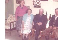 Stephen Lee with John Fahy  & his sisters  Julia Molloy & Bridget Fahy