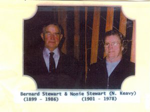 Bernard Stewart. B 1899. D. 1986. Nonie Stewart. B 1901. D.1987