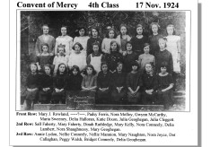 School Photograph, Convent of Mercy 1924