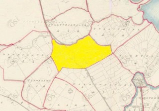 Townland of Tonwee highlighted in yellow